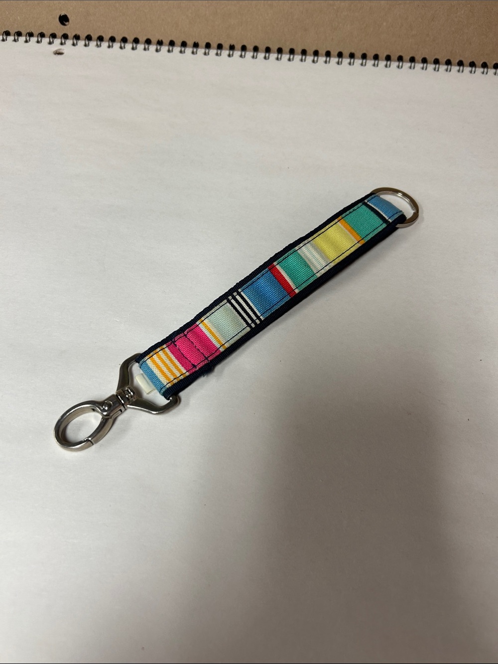 thirty-one Multicolor Striped Wristlet Key & Card Holder